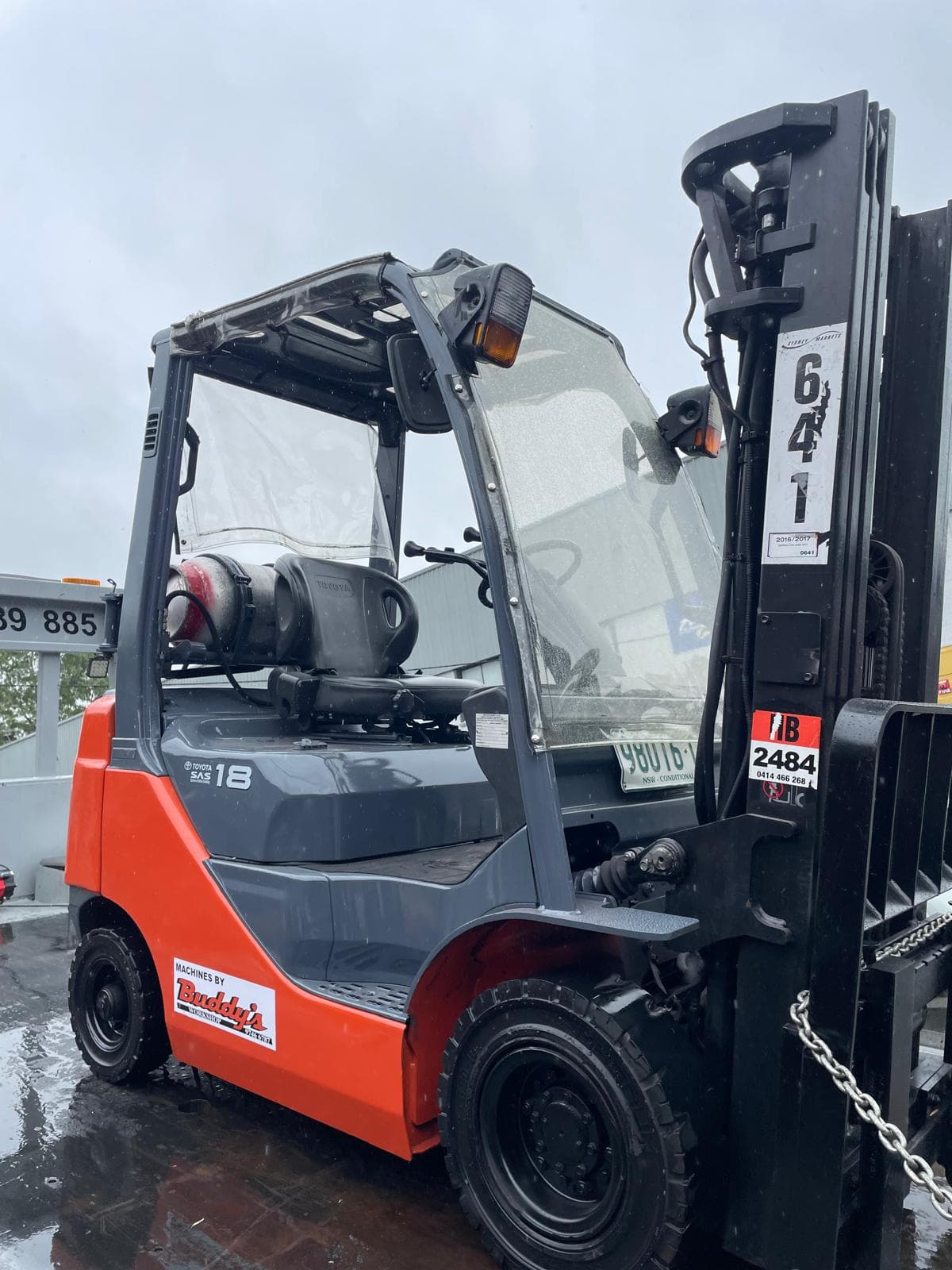 TOYOTA 8FG18 GAS FORKLIFT